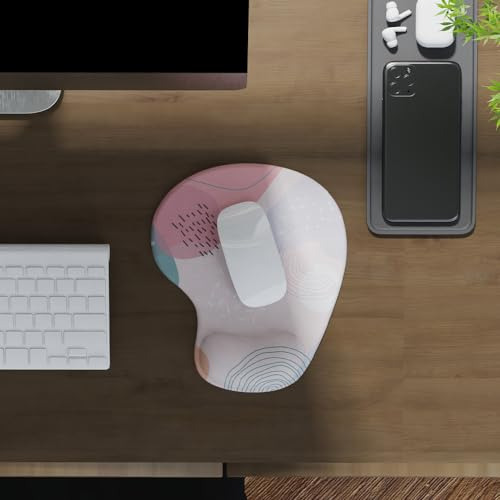 Alfombrilla De Mouse Ergonómica Con Soporte De Muñeca