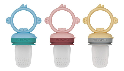 Imagen 2 de 4 de Chupete Para Fruta Alimentacion Bebe Minikoioi Pulps