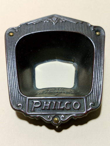 Antiguo Marco Bisel Frontal Dial / Art Deco / Philco 1930 (Usado)