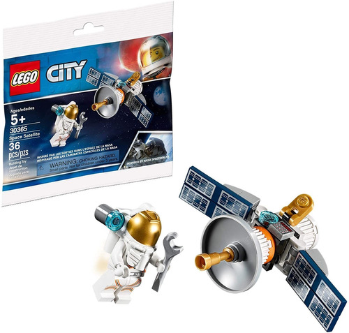 Lego® City Astronauta Con Satélite Espacial Bolsita 30365