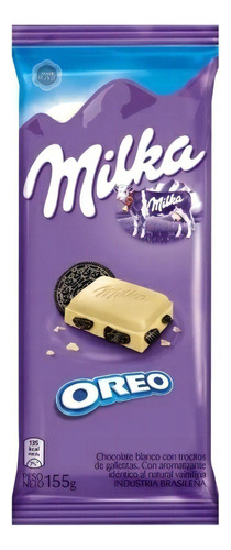 Chocolate Milka Oreo blanco grande 155g