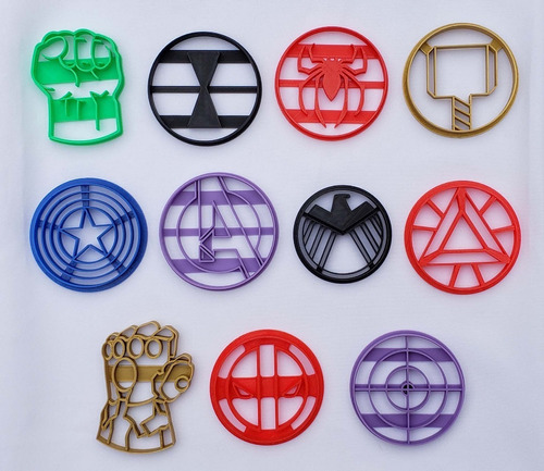 Cortante Galletas Avengers Marvel - Cod.ba007