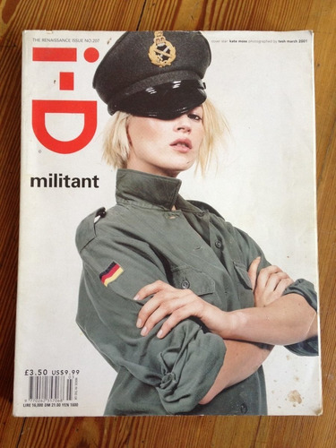 Revista I-d N° 207  Kate Moss March 2001 Mario Testino