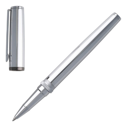 Bolígrafo Hugo Boss Gear De Metal Cromado