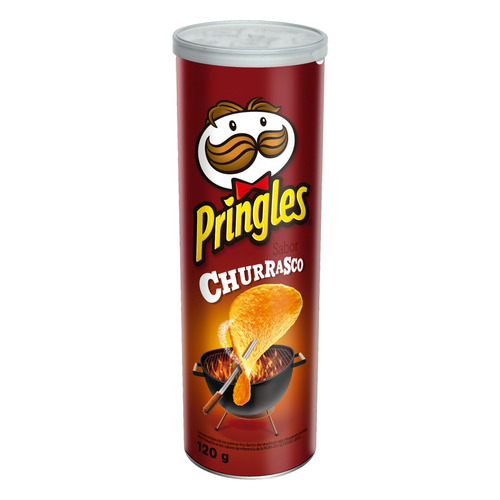 Imagem 1 de 1 de Salgadinho de Batata Pringles churrasco 120 g