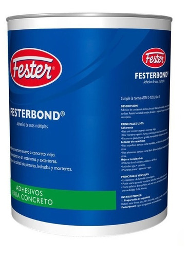 Adhesivo Para Concreto Fester Festerbond 4l