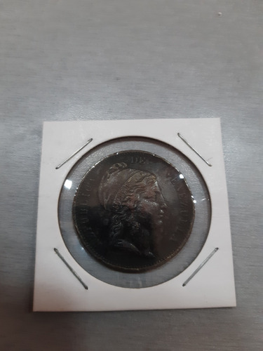 Moneda Un Centavo Monaguero 1852