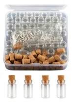Comprar 50 Uds Mini Frascos De Botellas De Vidrio Con Botellas