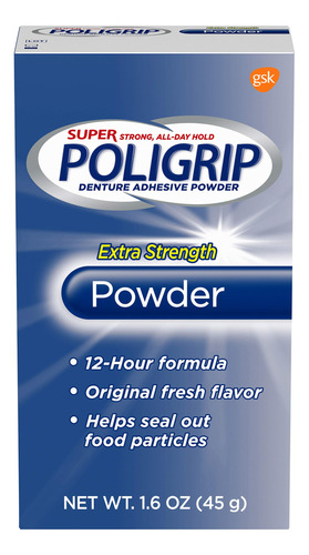 Super Poligrip Polvo 1.6 Oz. - Paquete De 1