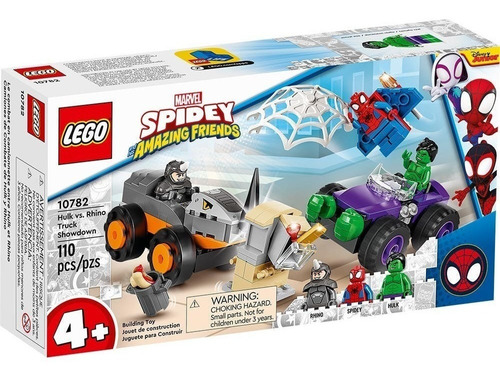 Lego Camiones De Combate De Hulk Y Rhino 10782