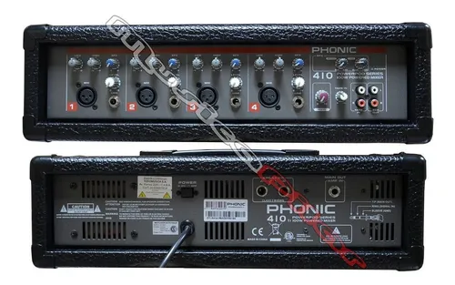 Consola Potenciada Phonic Powerpod 410 100w Musica Pilar