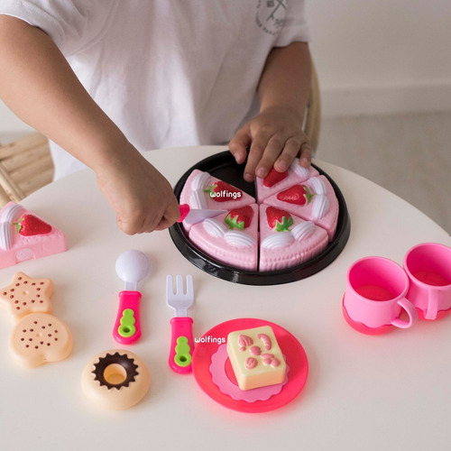 Imagen 3 de 10 de Torta Con Abrojo Comidita Juguete Juego Comida Accesorios