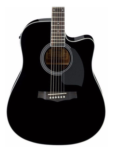 Guitarra Electroacústica Ibanez Modelo Pf15ece-bk No Case