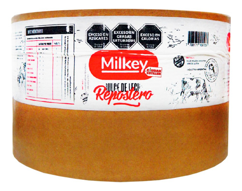 Dulce De Leche Milkey Repostero 3kg Cartón- Ciudad Cotillón