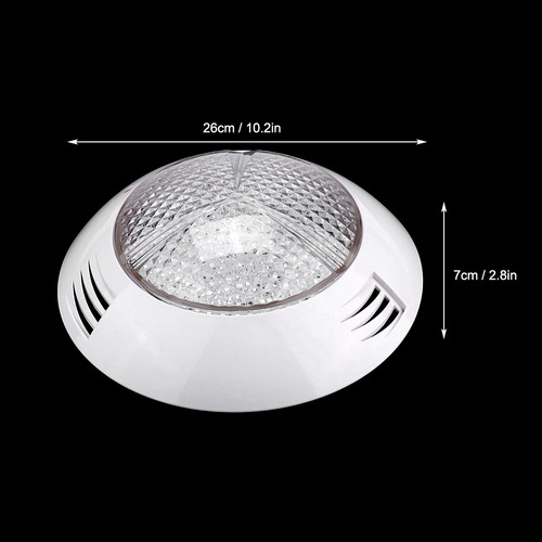 Luz De 360 Led De Piscina Ca 14v Rgb Multicolor