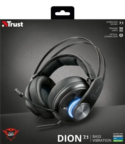 Diadema Gxt 383 Dion 7.1 Bass Vibration Headset Env o gratis