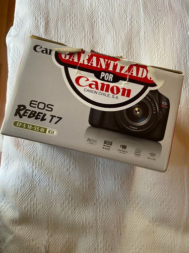  Canon Eos Rebel T7 Dslr Color  Negro