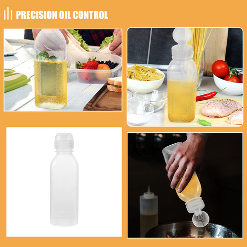 10 Botellas Para Exprimir Aceite, 300 Ml, Líquido Líquido, V