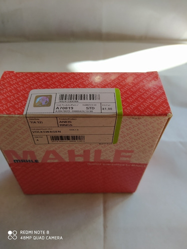 Anillos Para Gol / Saveiro/ Parati Std 0.10 Mahle