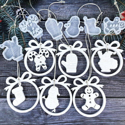 Moldes De Silicona Navideños Moldes De Silicona Para Adornos