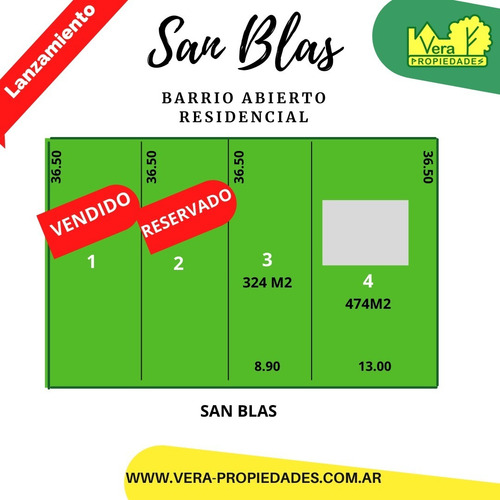 Imagen 4 de 4 de Venta De Hermoso Lote De 320 M2 C/anticipo Y Cuotas-tortuguitas