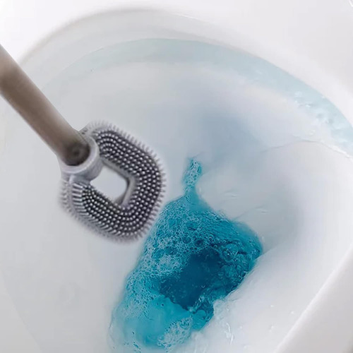 Cepillos De Baño Con Dispensador De Limpiador Y Soporte
