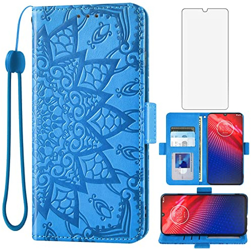 Funda Para Motorola Moto Z4/moto Z 4 Play/motoz4 Force Azul