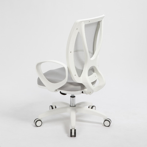 Imagen 5 de 9 de Silla De Oficina Alma White Ergonómica Rossi
