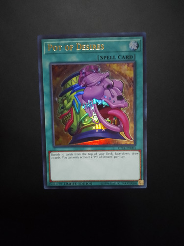 Pot Of Desires Ct14-en004 Yu Gi Oh! Promo Limited Edition 