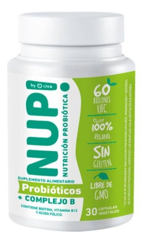 Probioticos 60 Billones +  Complejo B - Nup! - 30 Caps