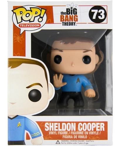 Funko Pop Sheldon Cooper #73 Star Trek