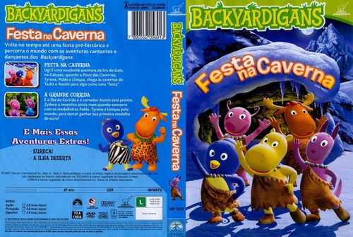 Dvd Backyardigans Festa Na Caverna
