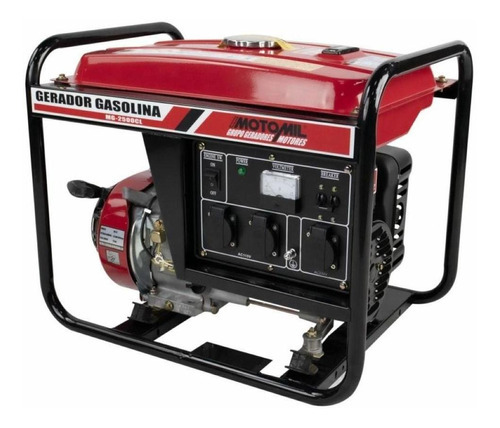 Gerador Gasolina 2,5 Kva Monof 110/220v Mg-2500cl Motomil