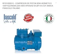 Comprar Compresores Semisellados Frascold 5hp A 30hp R404a 220v 3ph
