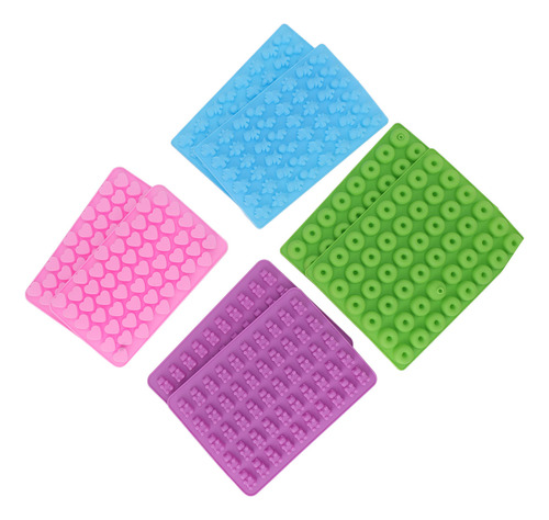 Molde De Silicona Para Caramelos Con Forma De Corazón, 10 Un