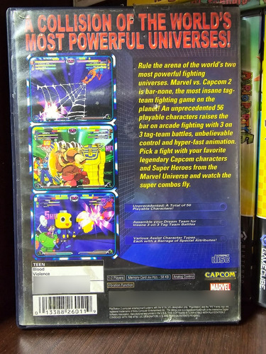 Marvel Vs Capcom 2 - Play Station 2 - Ps2 (Usado)