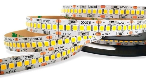 Kit C/ 12x Fita Led 2835 5m 240 Leds/m Luz Branco-quente Tensão De Operação W