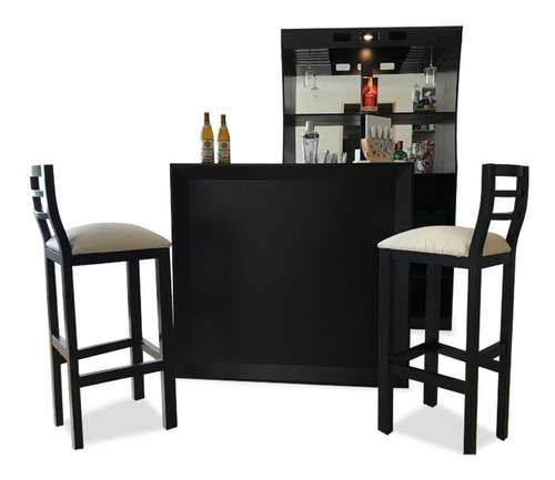 Cantina Muebles De Bar Minimalistas Mod Monclova Con Bancos