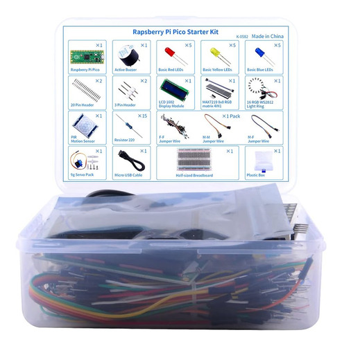 Raspberry Pi Pico Kit Básico De Inicio Con Raspberry Pi Pico