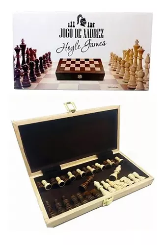 Jogo de xadrez e dama - peças tipo madrepérola 150907
