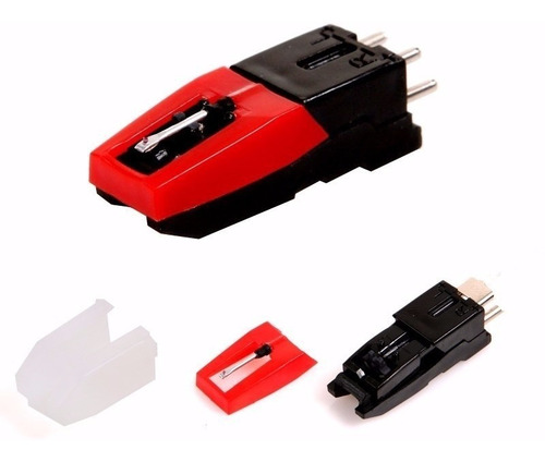 Imagen 1 de 5 de Aguja + Capsula Para Tornamesa Tocadiscos Universal Crosley