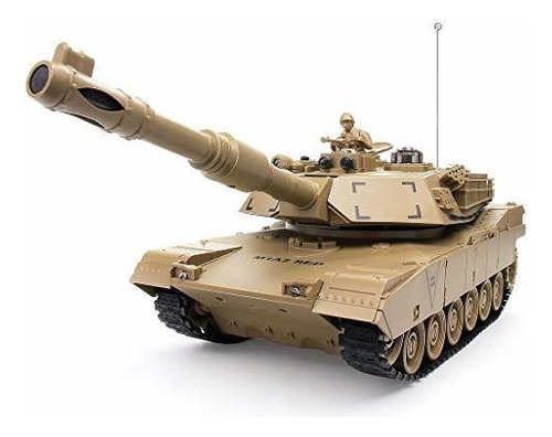 1:28 Rc Us Mia2 Army Tank  Vehículos Militares De Cont...