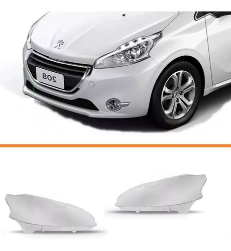 Lente Farol Peugeot 208 2012 2013 2014 2015 16 2017 Par