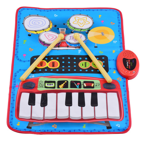 Tapete Electrónico Music Mat, 45 Cm, Kit For Niños, 70 Unid