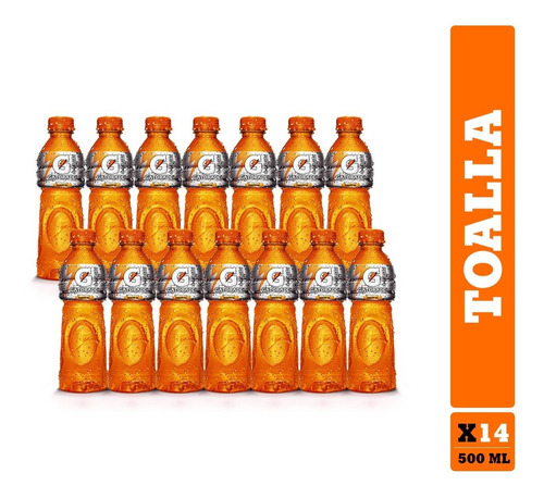 Gatorade X14 500ml + Toalla Gratis - mL a $6