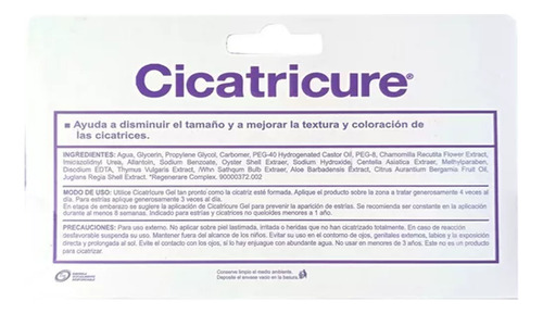 3 Gel Cicatricure 60g Desvanece Cicatrices En Cara Y Cuerpo Mixta Día/noche