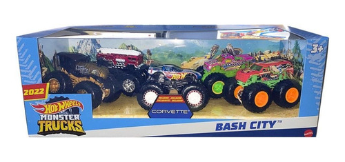 Hot Wheels Monster Trucks Pacote De 5 - Mattel