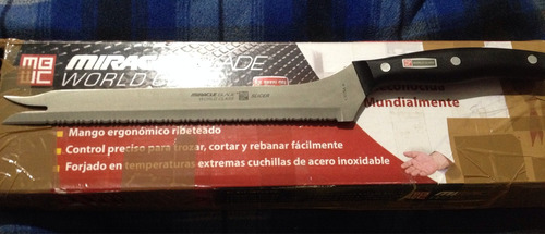 Cuchillo Miracle Blade Multi Uso Corta Pan Rebanar