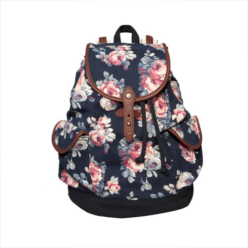 Mochila Abercrombie E Fitch Floral 100% Original