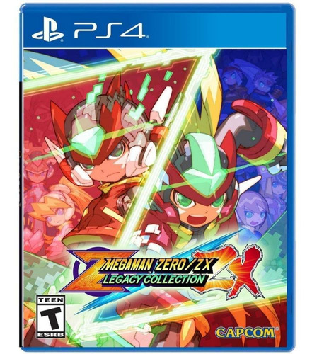 Mega Man Zero/zx Legacy Collection Ps4 Mídia Física Novo